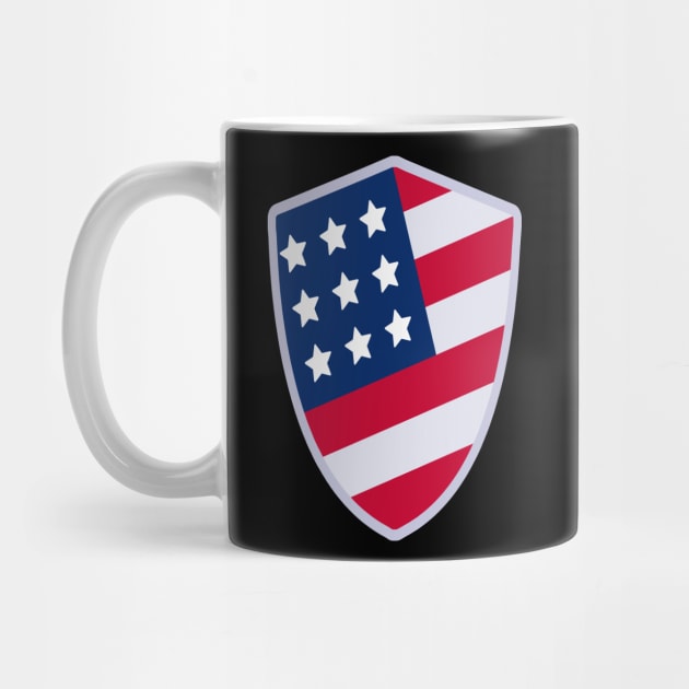 US Flag Shield by madeinchorley